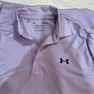 Under Armour Men's Light Purple Polo Shirt